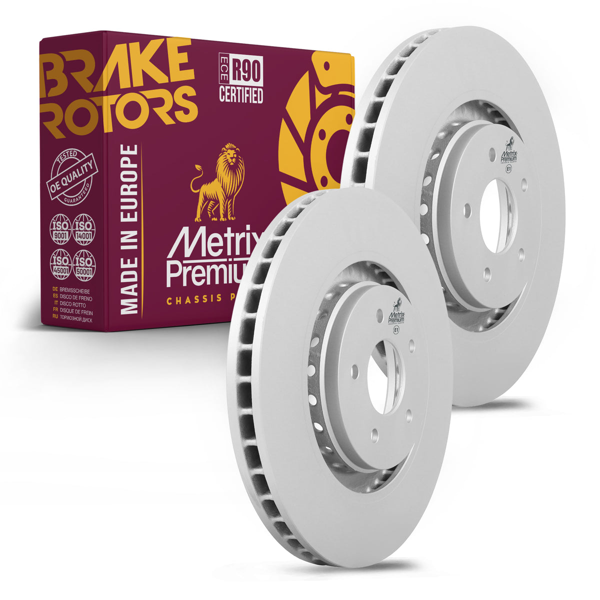 Metrix Premium Front Disc Brake Rotor Kit 92395MT OEM fit auto parts