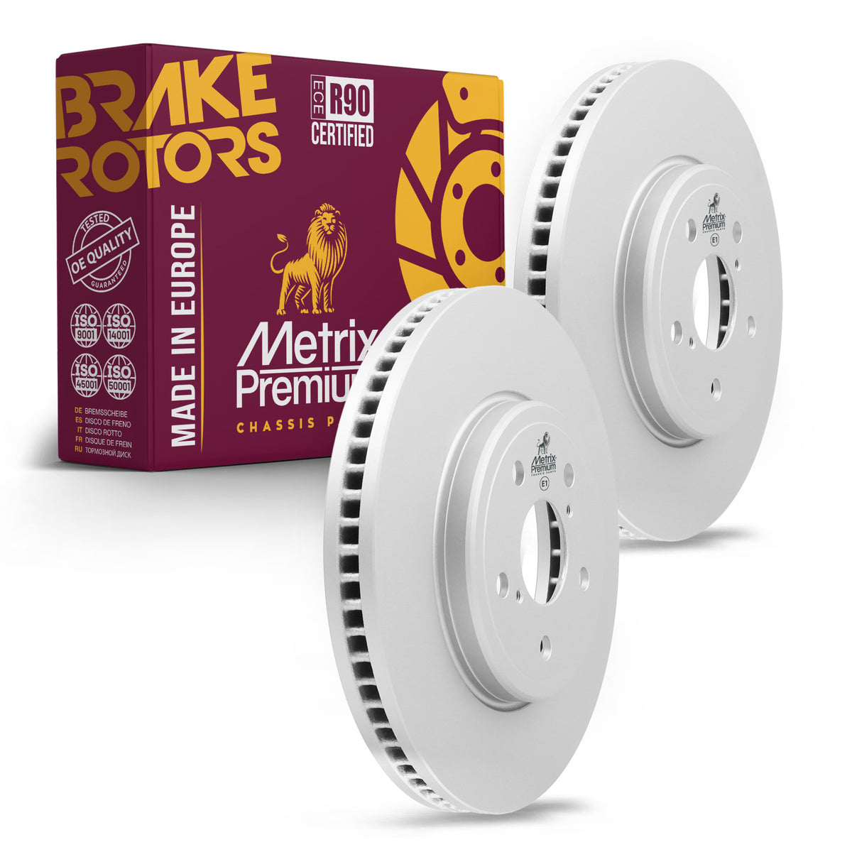 Metrix Premium Front Disc Brake Rotor Kit 92397MT OEM fit auto parts