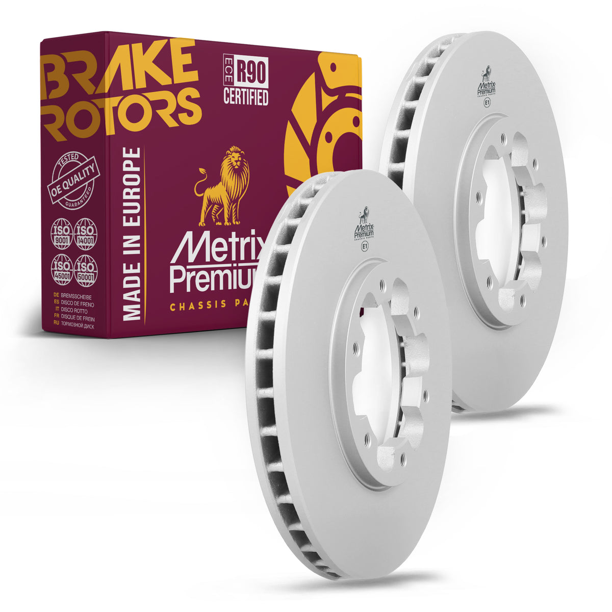 Metrix Premium Front Disc Brake Rotor Kit 92406MT OEM fit auto parts