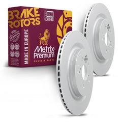 Metrix Premium Rear Disc Brake Rotor Kit 92444MT OEM fit auto parts
