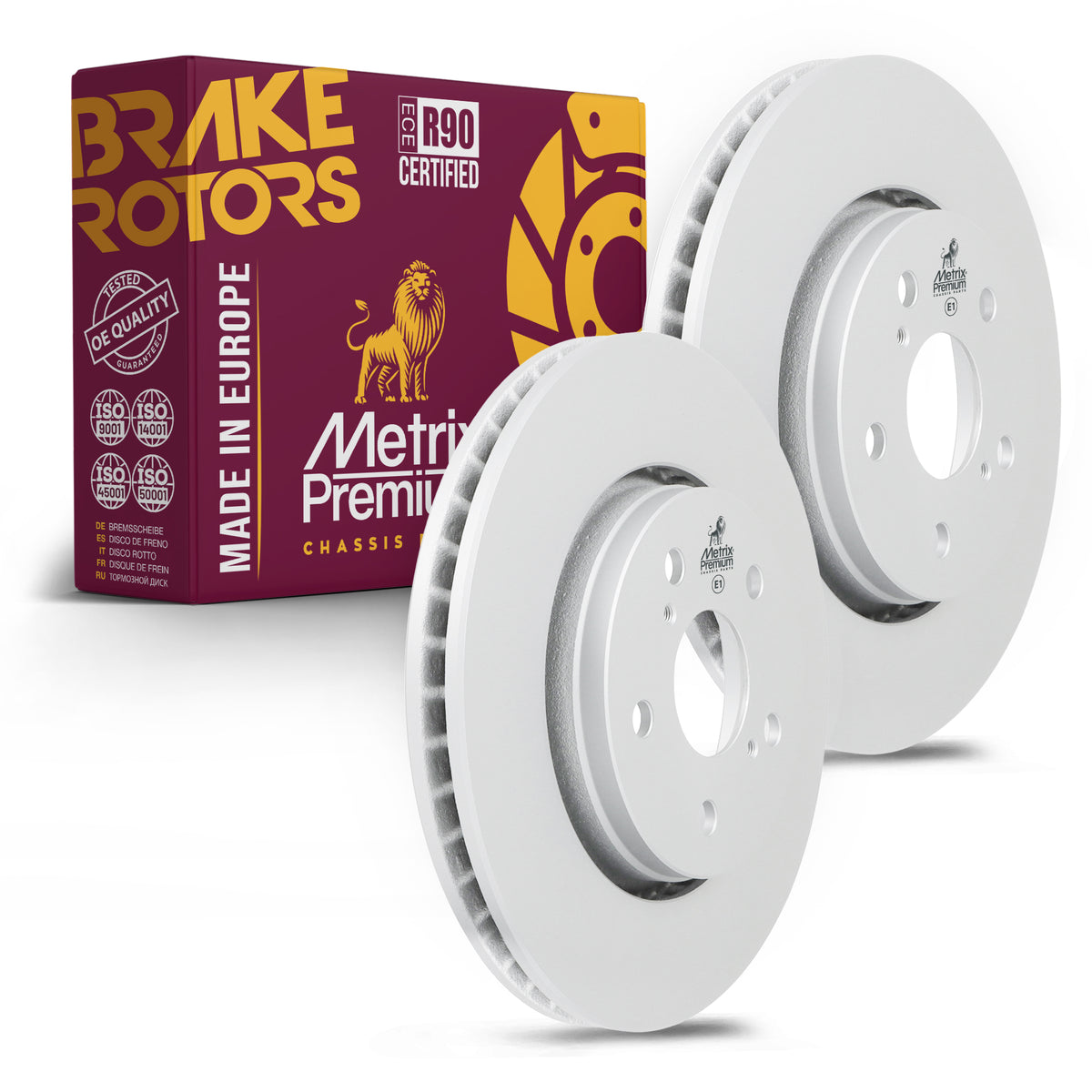 Metrix Premium Front Disc Brake Rotor Kit 92485MT OEM fit auto parts