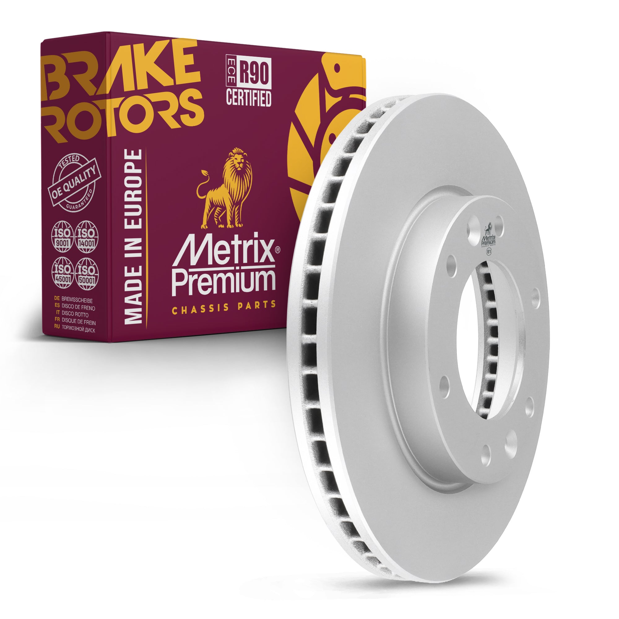 Metrix Premium Front Disc Brake Rotor Kit 92498MT OEM fit auto parts