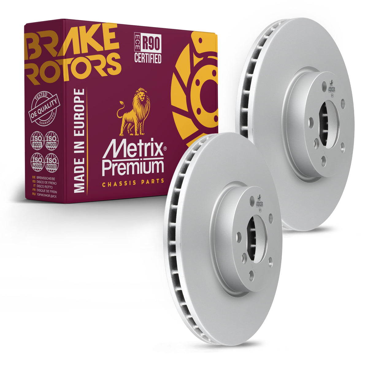 Metrix Premium Front Disc Brake Rotor Kit 92505MT OEM fit auto parts