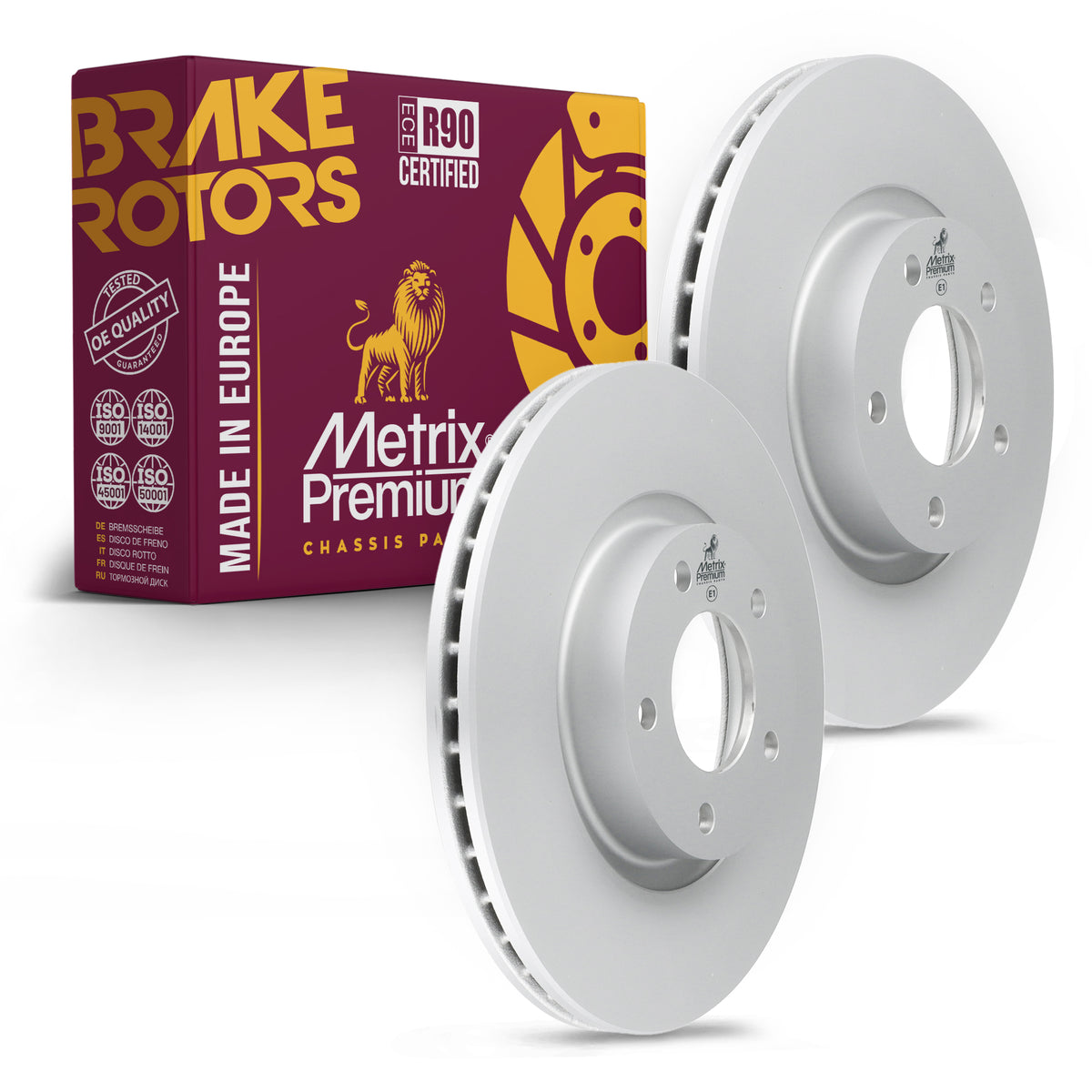 Metrix Premium Front Disc Brake Rotor Kit 92523MT OEM fit auto parts