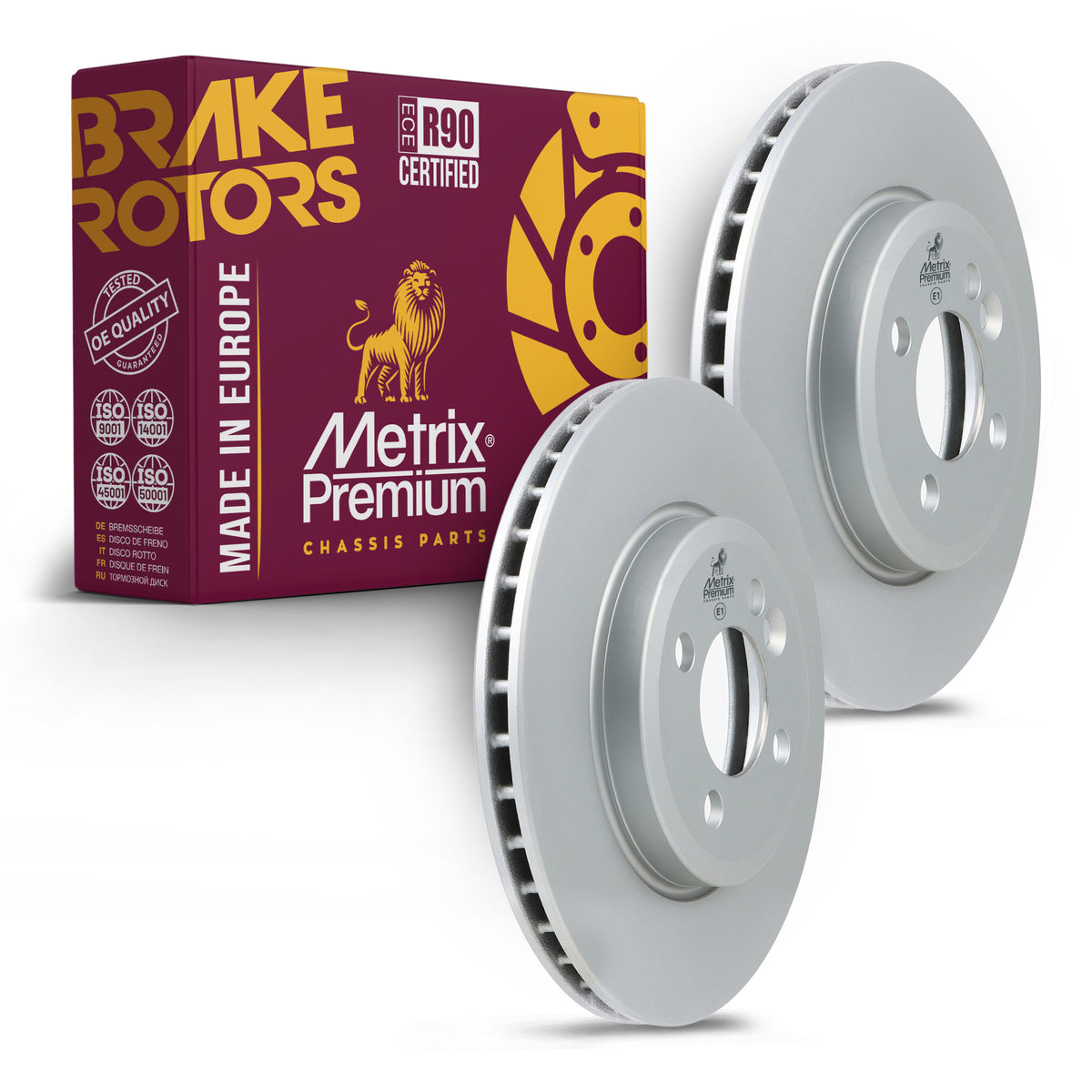 Metrix Premium Front Disc Brake Rotor Kit 92527MT OEM fit auto parts