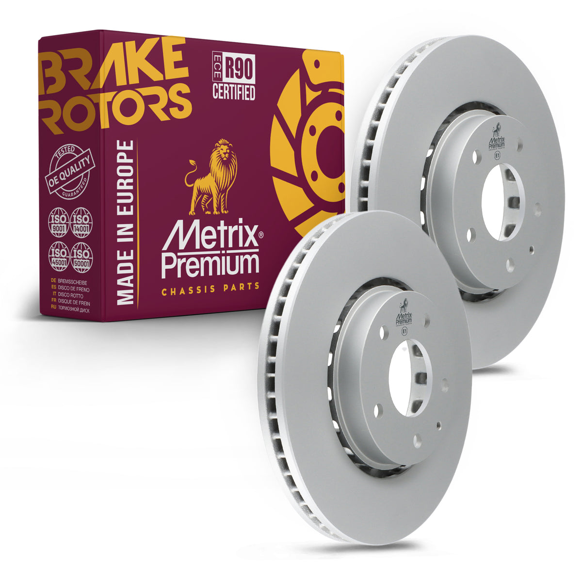 Metrix Premium Front Disc Brake Rotor Kit 92540MT OEM fit auto parts