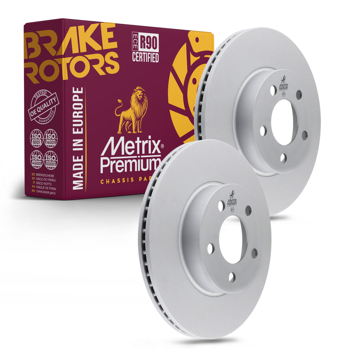 Metrix Premium Front Disc Brake Rotor Kit 92578MT OEM fit auto parts