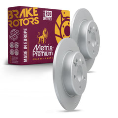 Metrix Premium Rear Disc Brake Rotor Kit 92581MT OEM fit auto parts