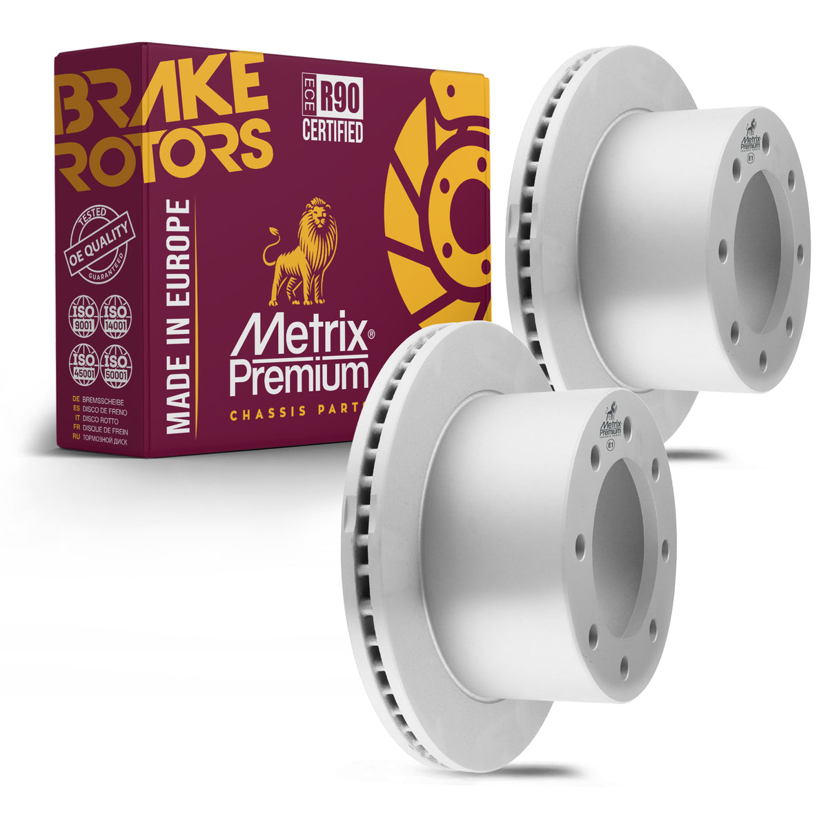 Metrix Premium Rear Disc Brake Rotor Kit 92611MT OEM fit auto parts