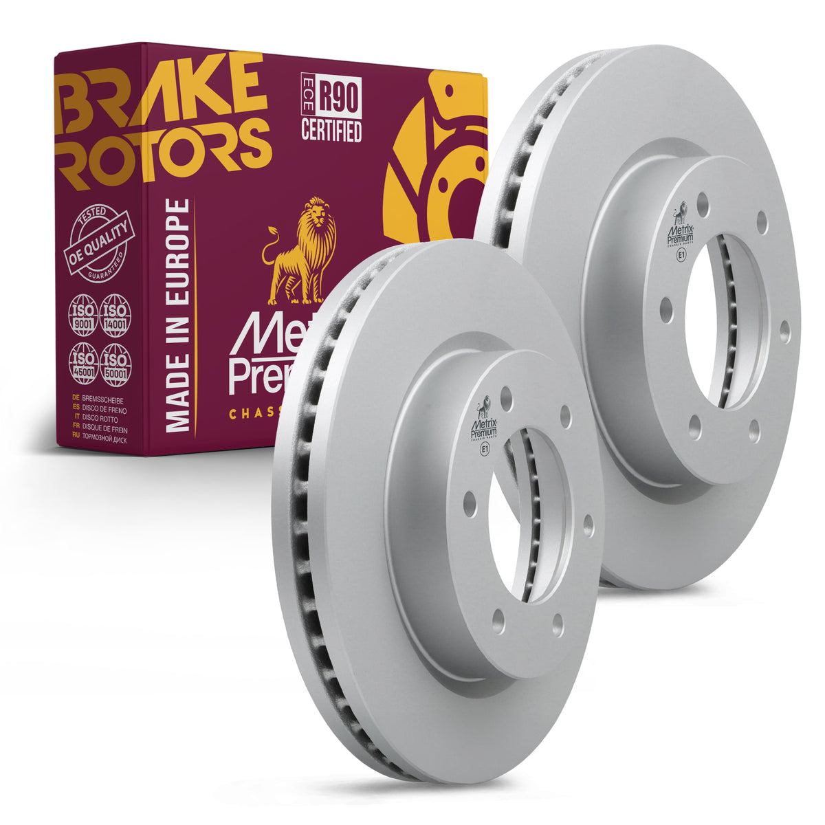 Metrix Premium Front Disc Brake Rotor Kit 92631MT OEM fit auto parts