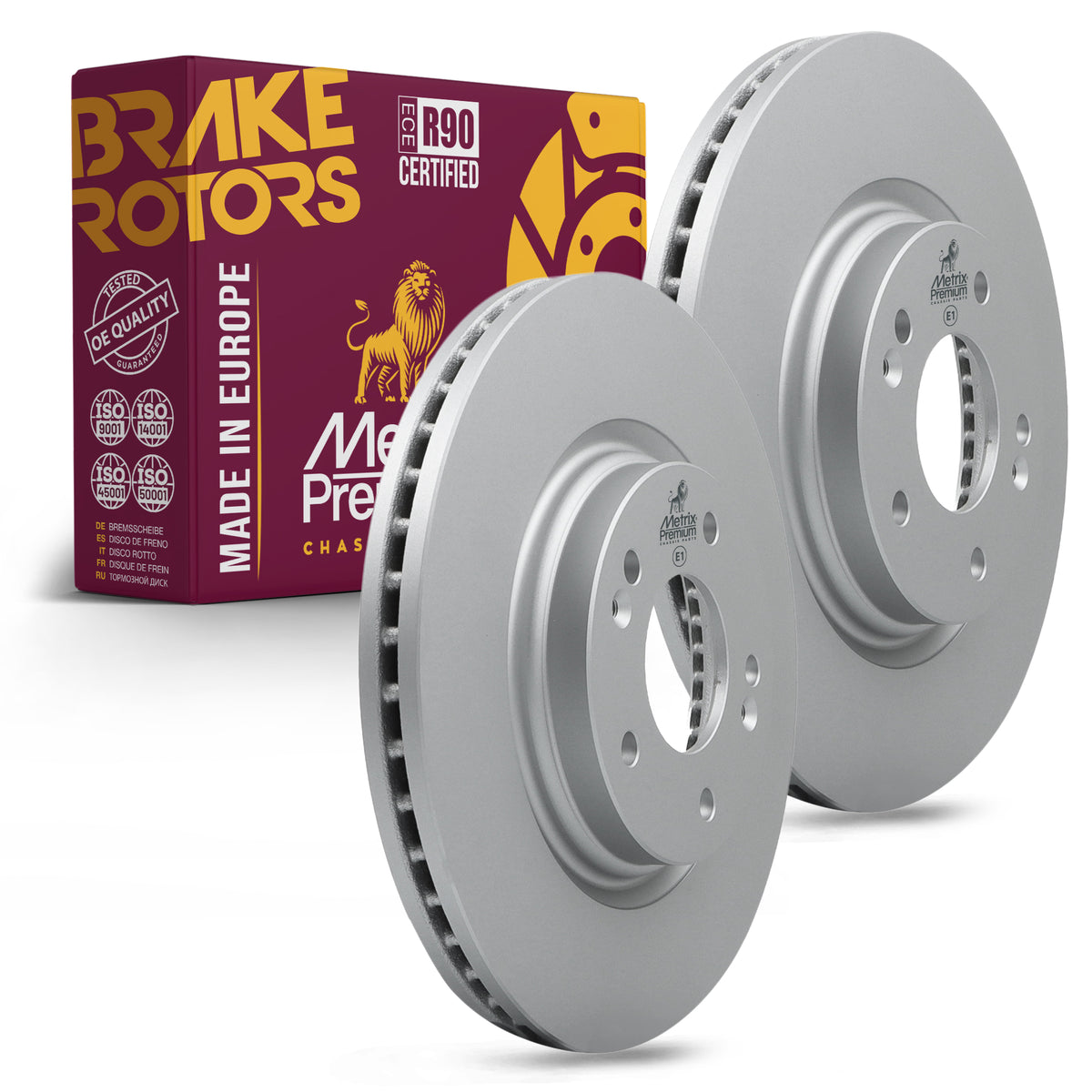 Metrix Premium Front Disc Brake Rotor Kit 92633MT OEM fit auto parts