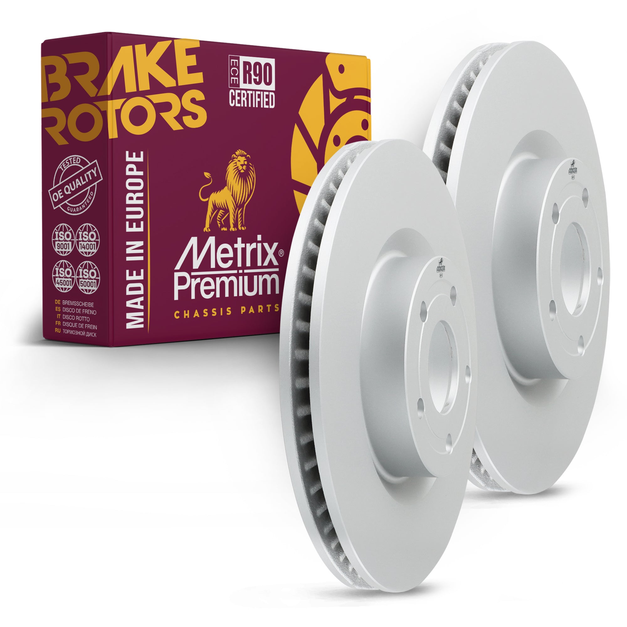 Metrix Premium Front Disc Brake Rotor Kit 92639MT OEM fit auto parts