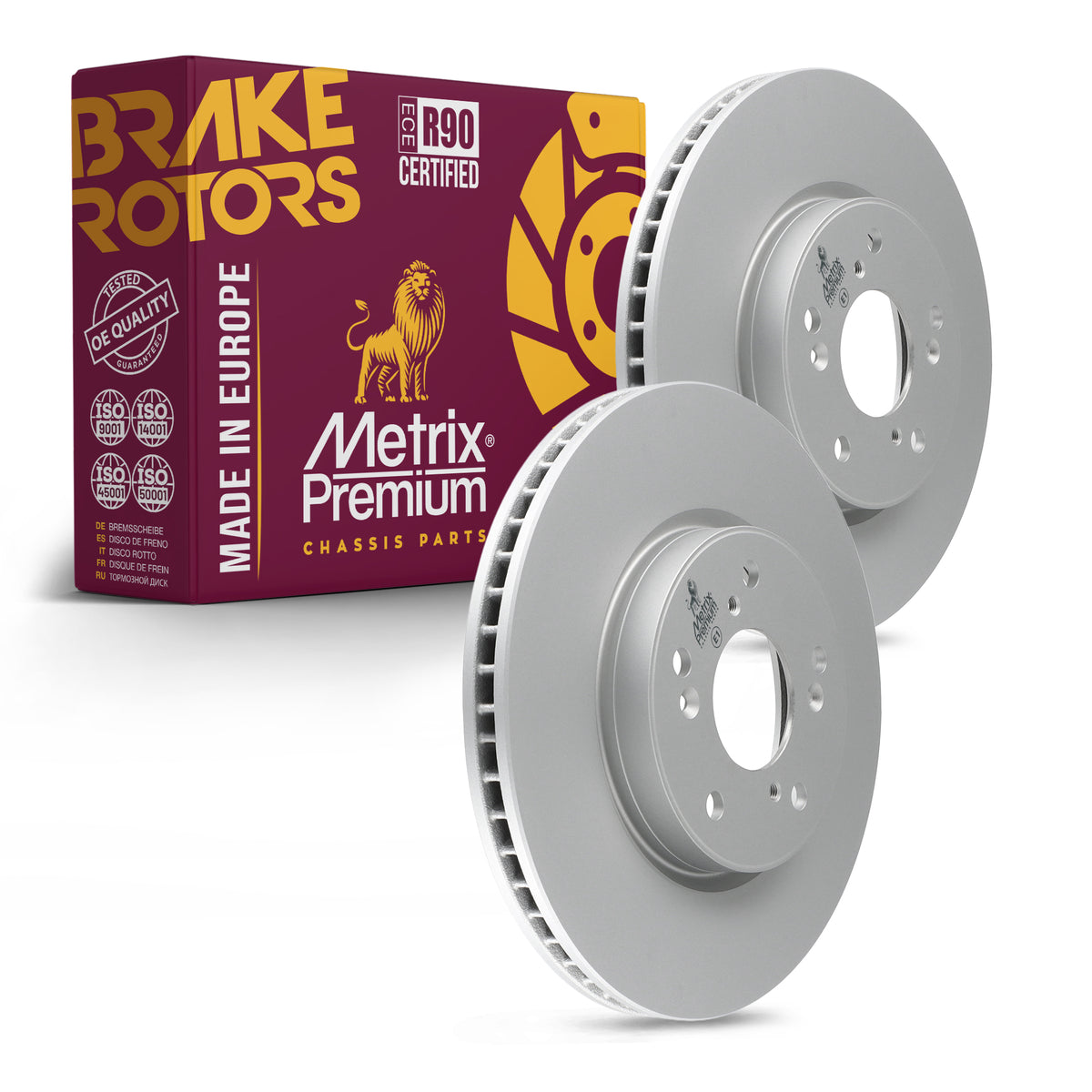 Metrix Premium Front Disc Brake Rotor Kit 92671MT OEM fit auto parts
