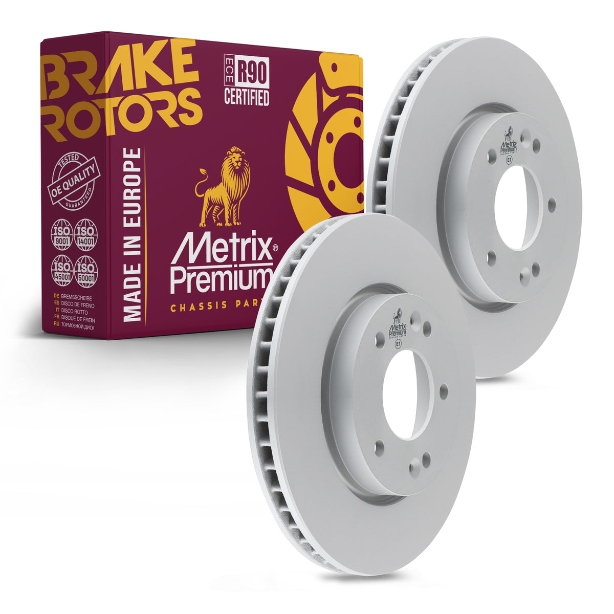 Metrix Premium Front Disc Brake Rotor Kit 92694MT OEM fit auto parts