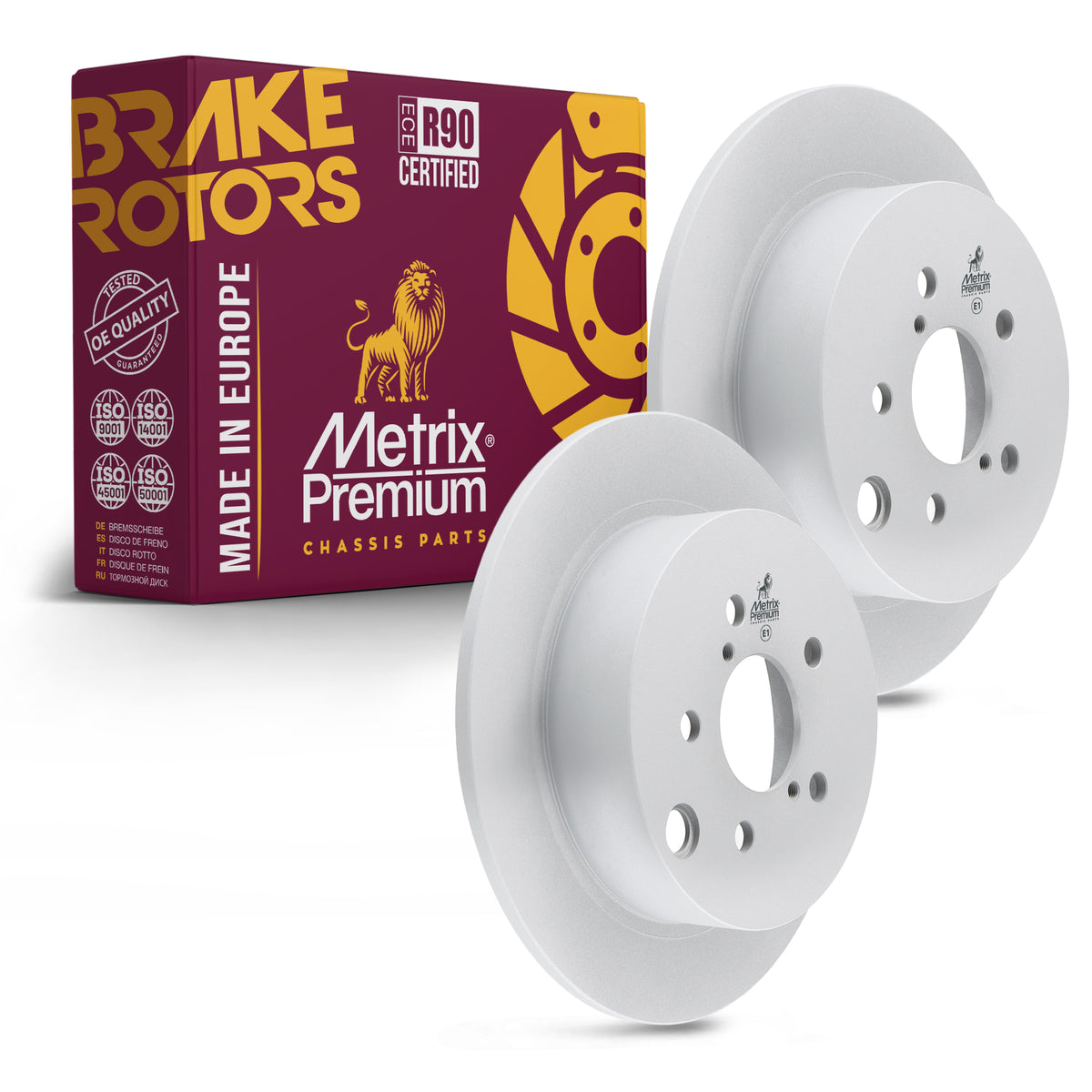 Metrix Premium Rear Disc Brake Rotor Kit 92720MT OEM fit auto parts