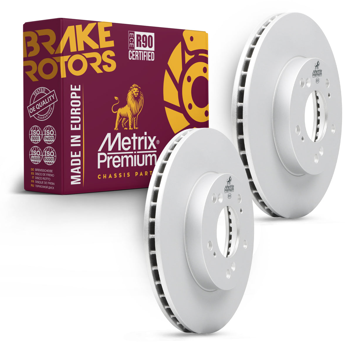 Metrix Premium Front Disc Brake Rotor Kit 92723MT OEM fit auto parts