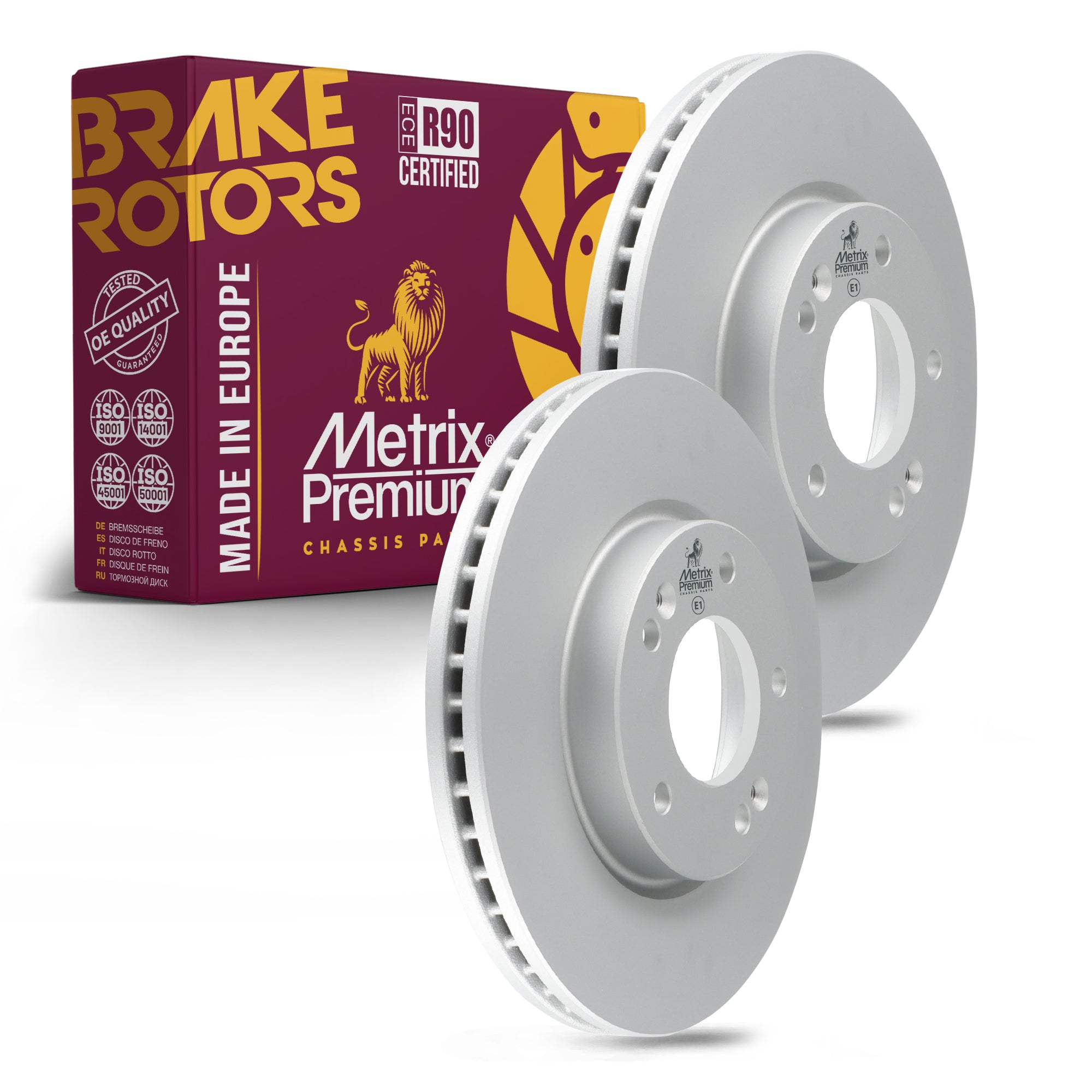 Metrix Premium Front Disc Brake Rotor Kit 92736MT OEM fit auto parts