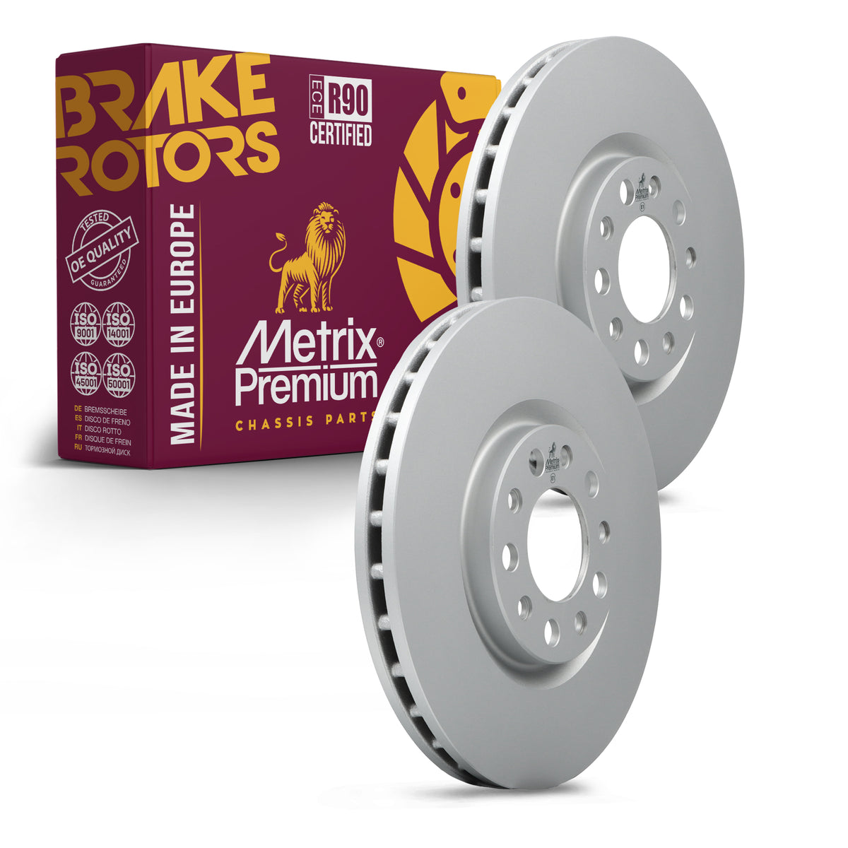 Metrix Premium Front Disc Brake Rotor Kit 92746MT OEM fit auto parts