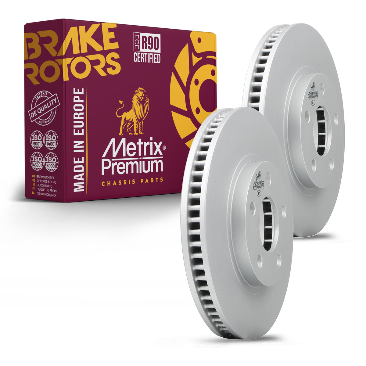 Metrix Premium Front Disc Brake Rotor Kit 92756MT OEM fit auto parts