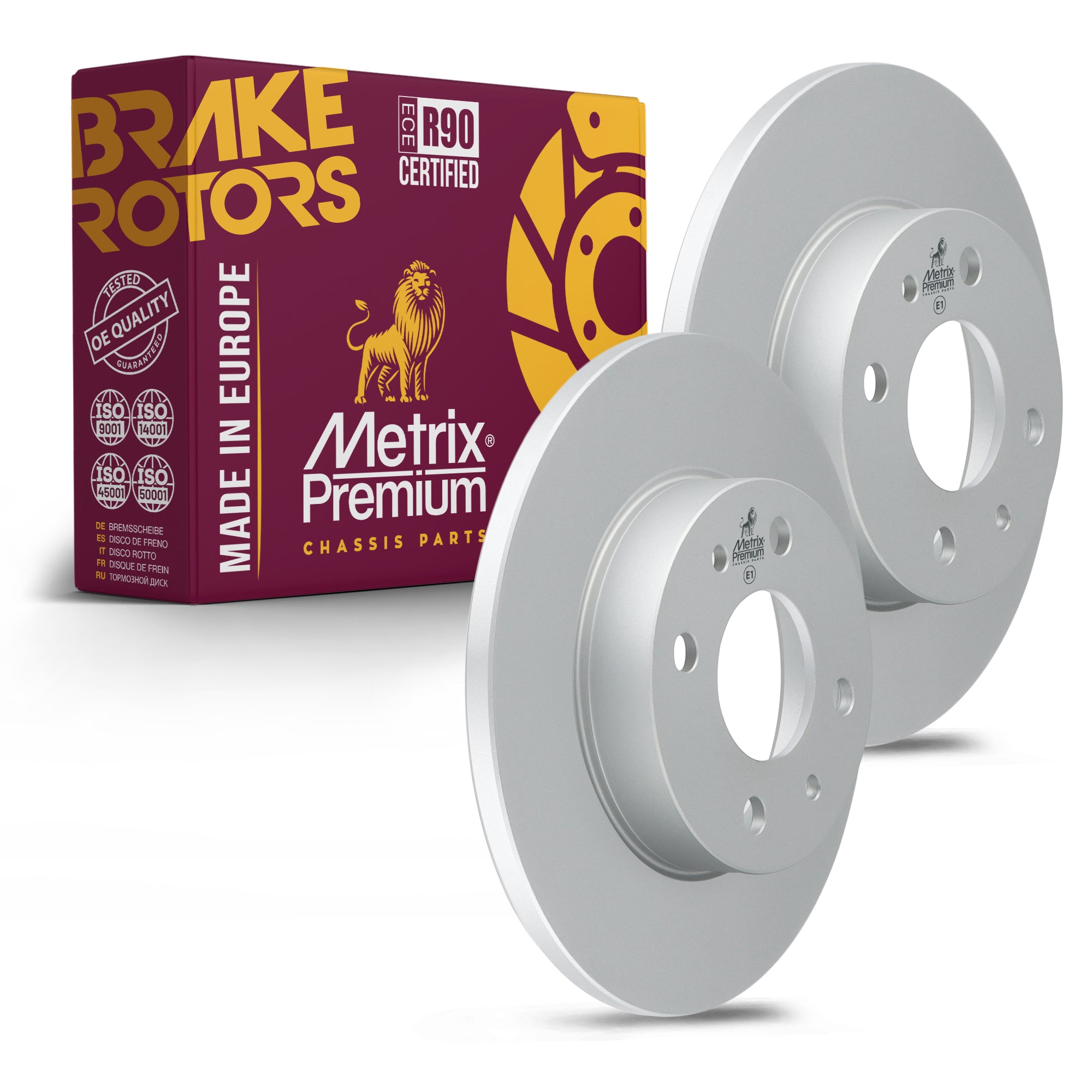 Metrix Premium Front & Rear Disc Brake Rotor Kit 92760MT OEM fit auto parts