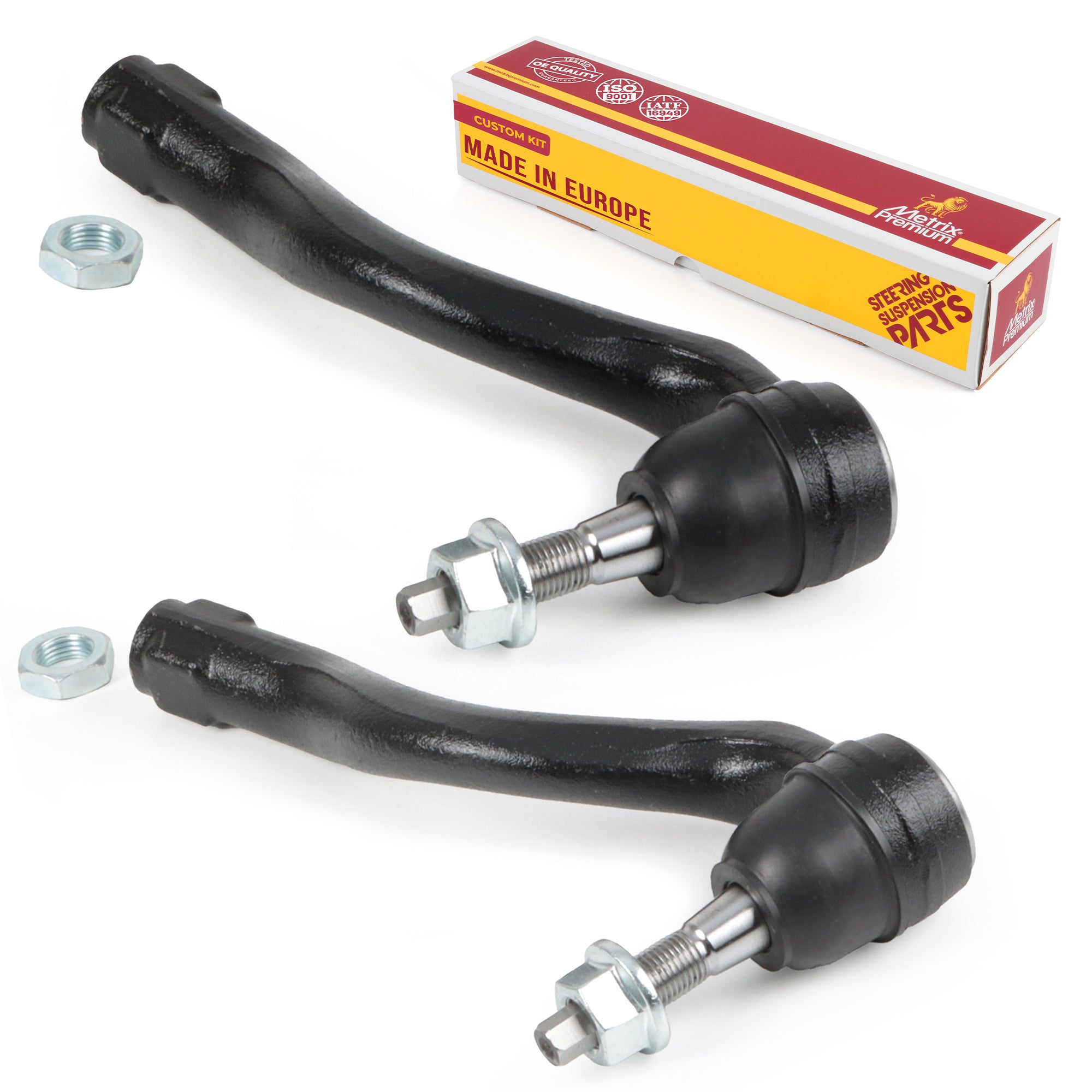 Metrix Premium Chassis Parts 2 PC Front Left & Right Outer Tie Rod End Kit 92888MT OEM fit auto parts