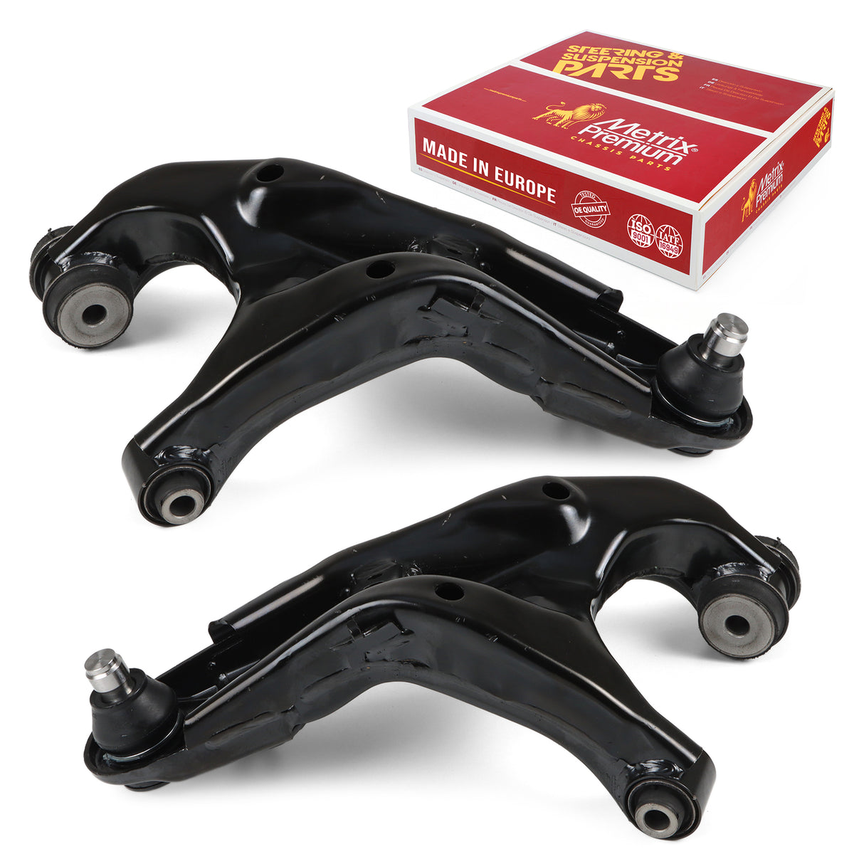 Metrix Premium Chassis Parts Rear Left & Right Upper Control Arm and Ball Joint Assembly Kit 92905MT for SUBARU