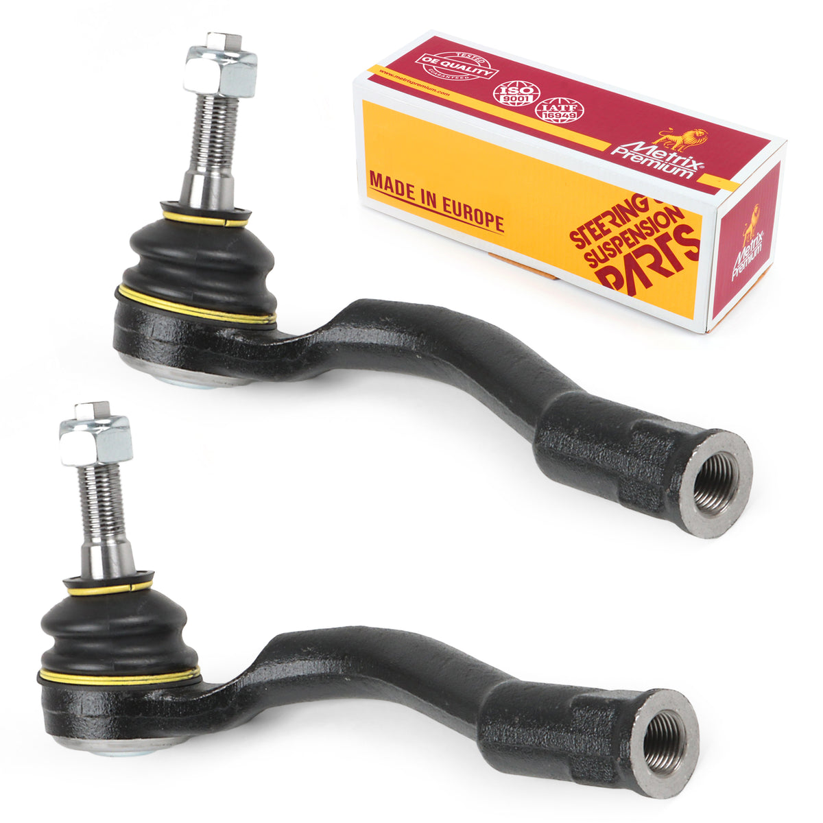 Metrix Premium Chassis Parts Front Left & Right Outer Tie Rod End Kit 95018MT for HYUNDAI, KIA