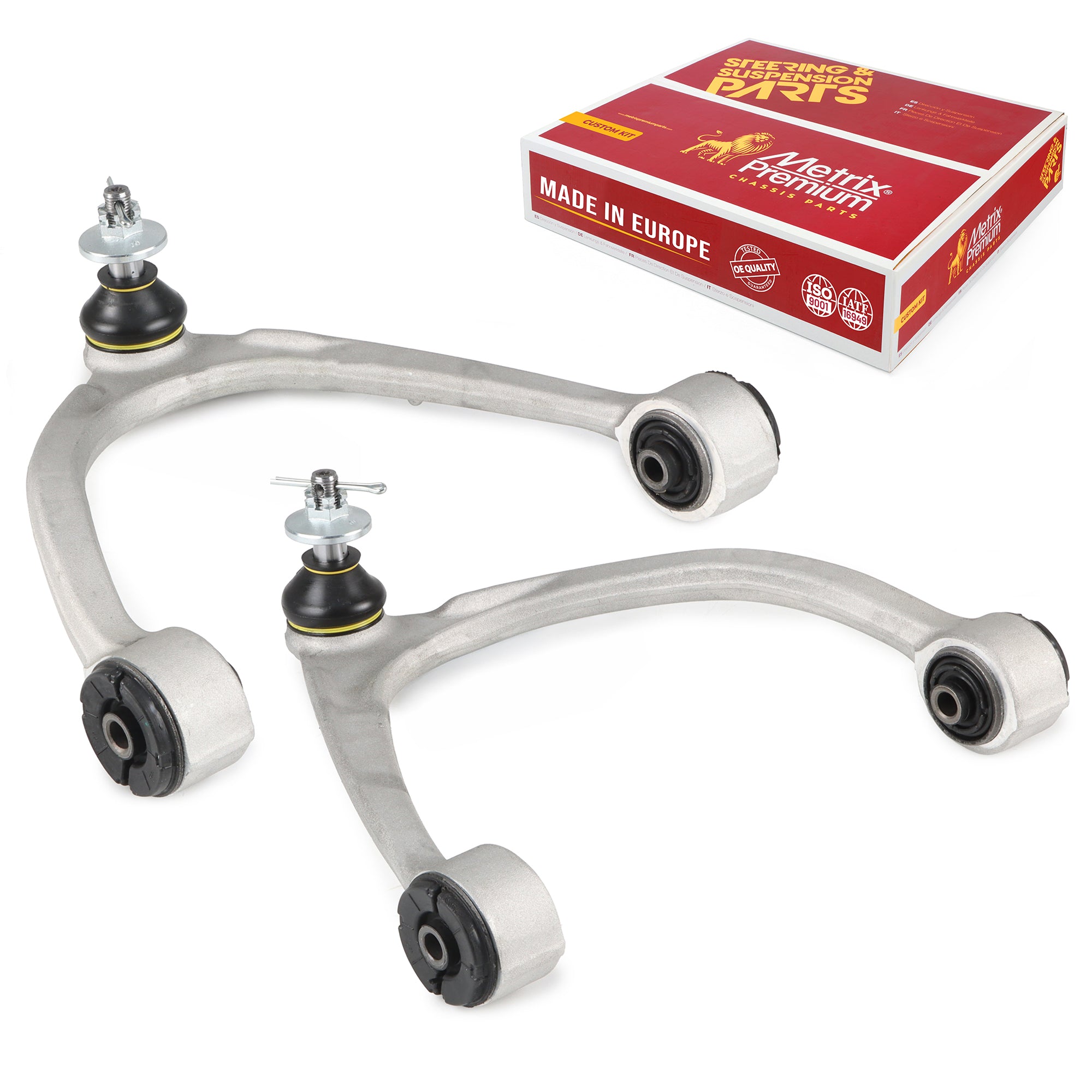 Metrix Premium Chassis Parts Front Left & Right Upper Control Arm and Ball Joint Assembly Kit 95064MT OEM fit auto parts