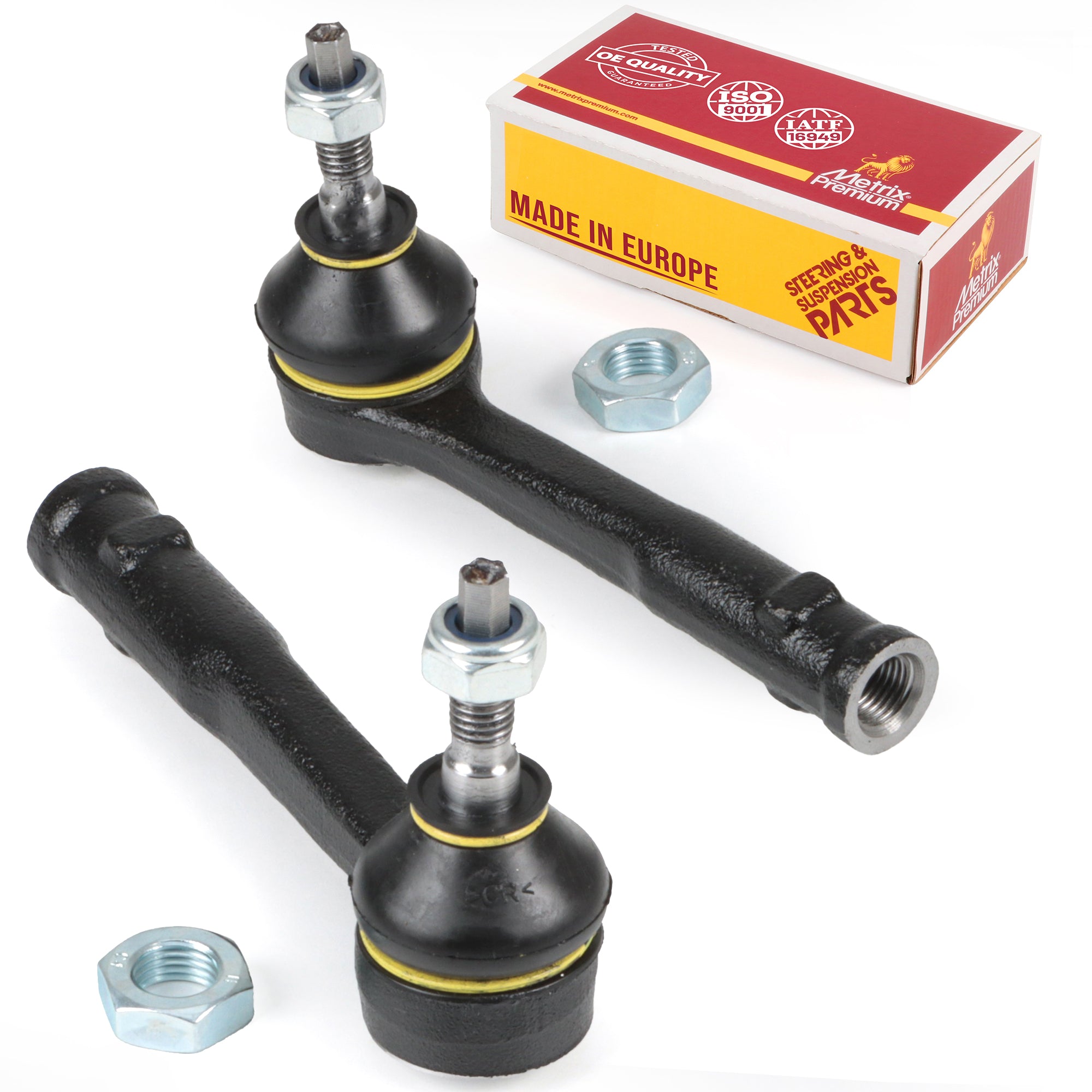 Metrix Premium Chassis Parts 2 PC Front Left & Right Outer Tie Rod End Kit 95088MT OEM fit auto parts