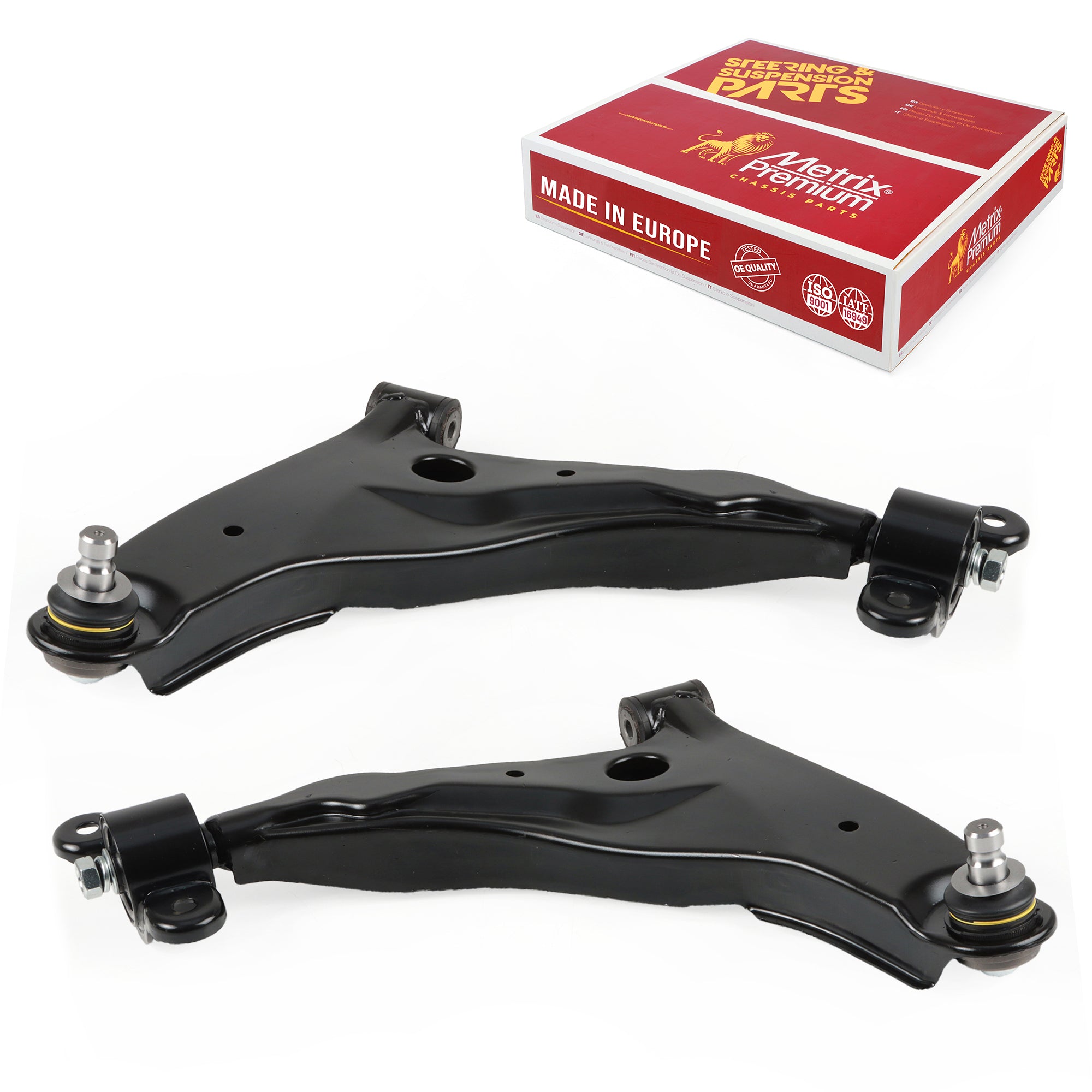 Metrix Premium Chassis Parts Front Left & Right Lower Control Arm and Ball Joint Assembly Kit 95099MT for CHRYSLER, DODGE, MITSUBISHI