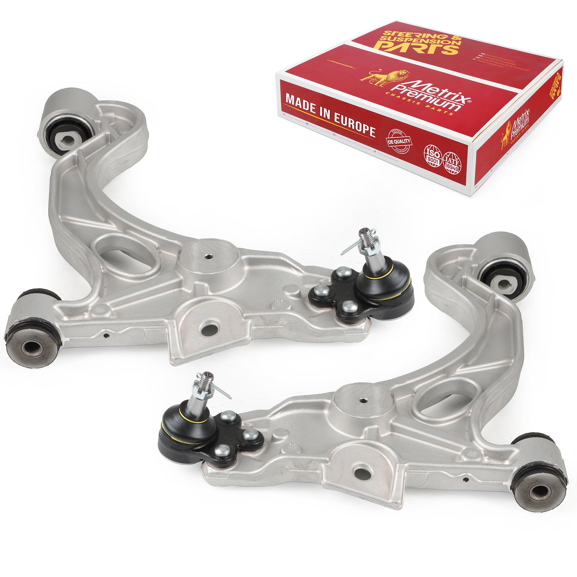 Metrix Premium Chassis Parts Front Left & Right Lower Control Arm and Ball Joint Assembly Kit 95100MT for BUICK, CADILLAC, OLDSMOBILE, PONTIAC