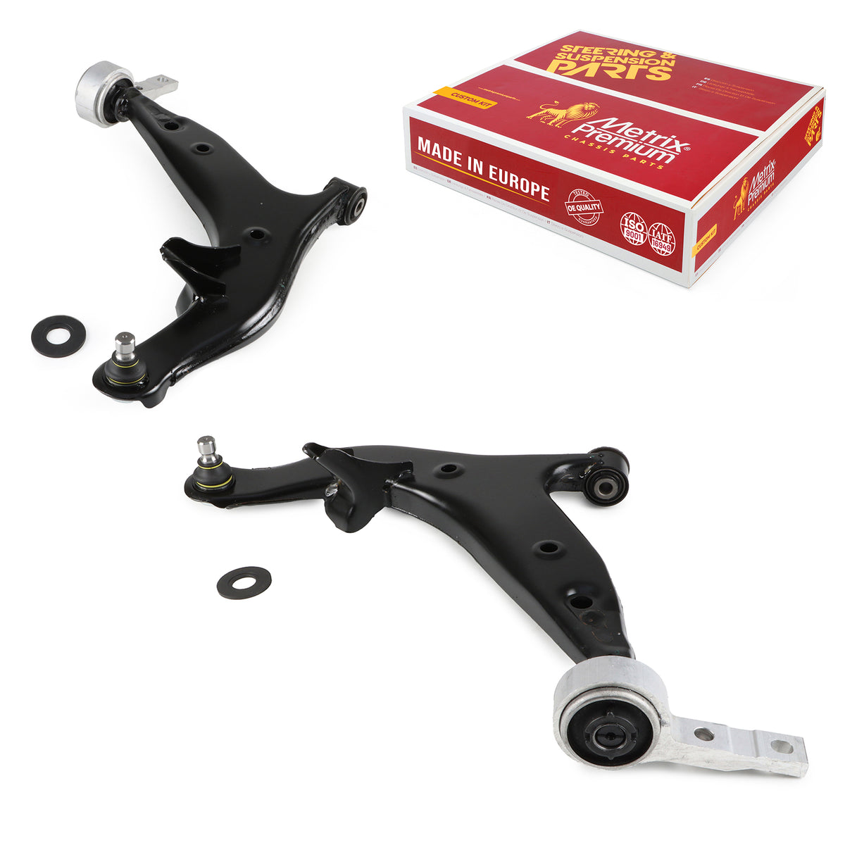 Metrix Premium Chassis Parts 2 PC Front Left & Right Lower Control Arm and Ball Joint Assembly Kit 95166MT OEM fit auto parts