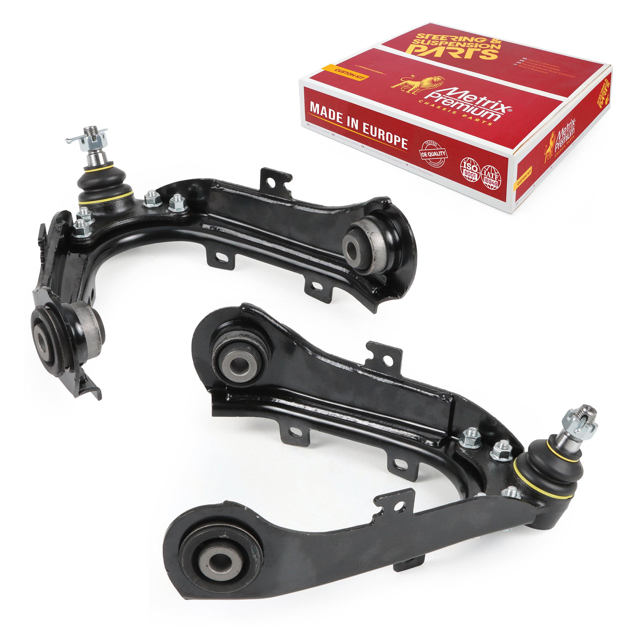 Metrix Premium Chassis Parts Front Left & Right Upper Control Arm and Ball Joint Assembly Kit 95458MT OEM fit auto parts