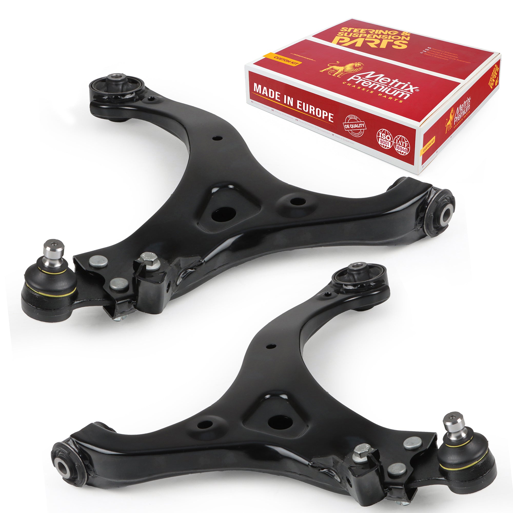 Metrix Premium Chassis Parts Front Left & Right Lower Control Arm and Ball Joint Assembly Kit 95460MT OEM fit auto parts
