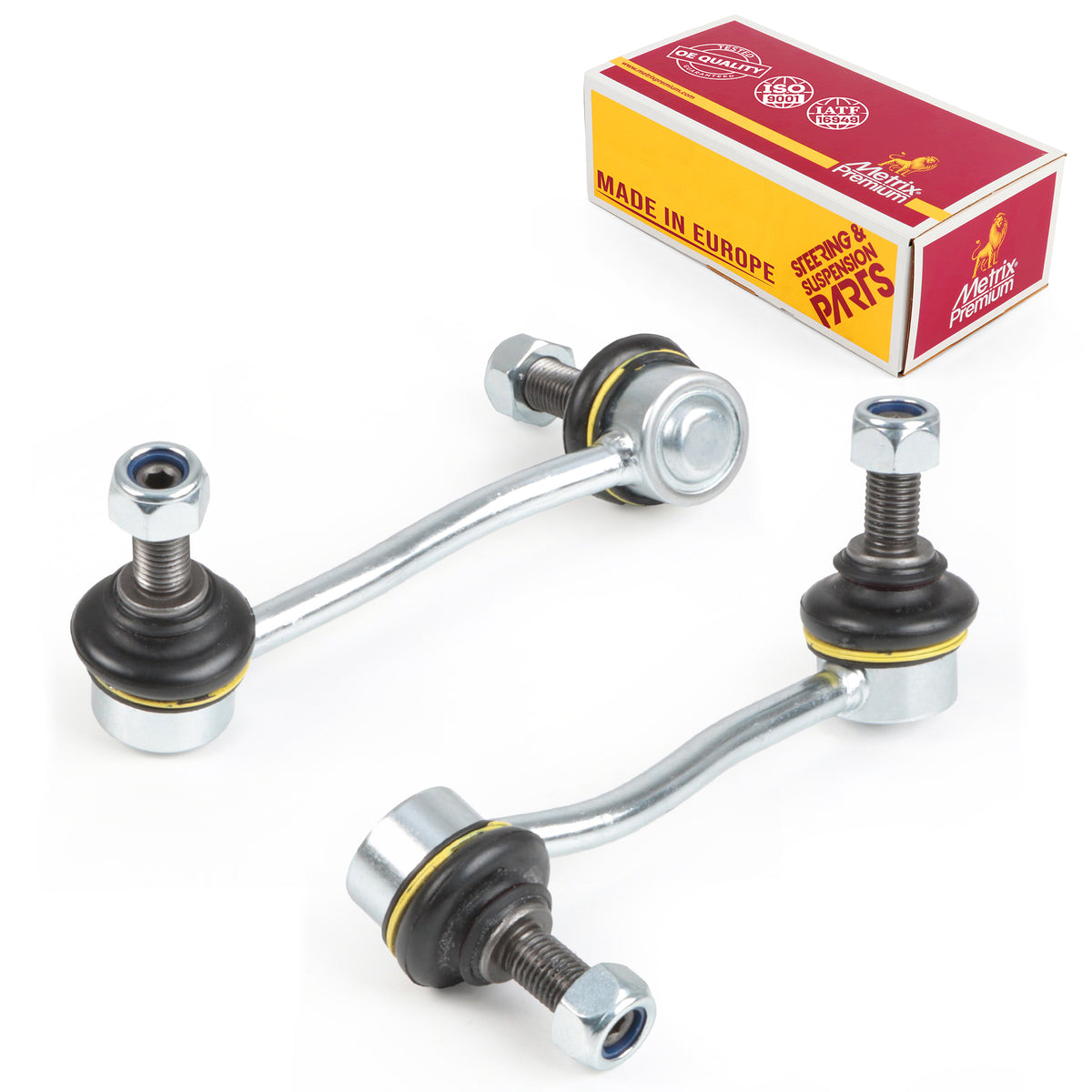 Metrix Premium Chassis Parts Front Left & Right Stabilizer Bar Link Kit 95552MT for DODGE, FREIGHTLINER, MERCEDES-BENZ, VOLKSWAGEN