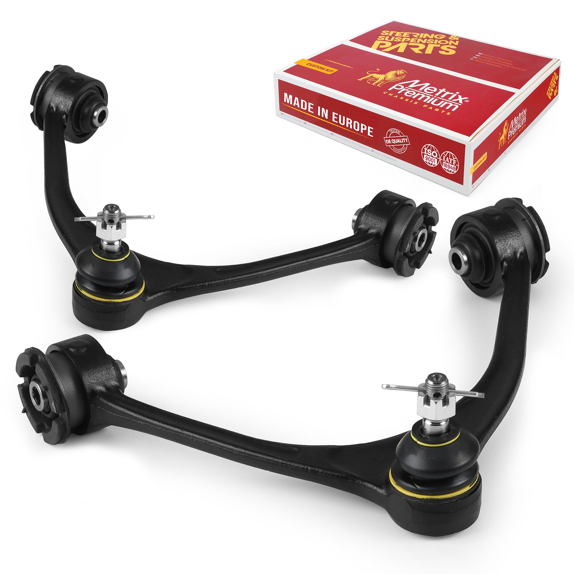 Metrix Premium Chassis Parts Front Left & Right Upper Control Arm and Ball Joint Assembly Kit 95559MT OEM fit auto parts