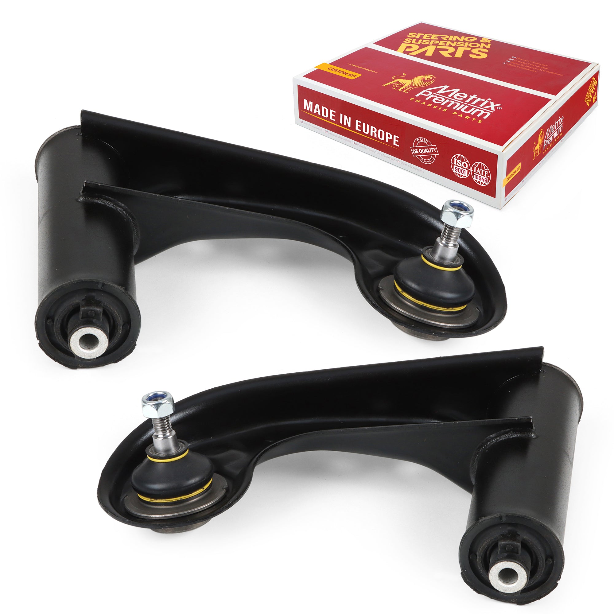 Metrix Premium Chassis Parts Front Left & Right Upper Control Arm and Ball Joint Assembly Kit 95616MT for CHRYSLER, MERCEDES-BENZ