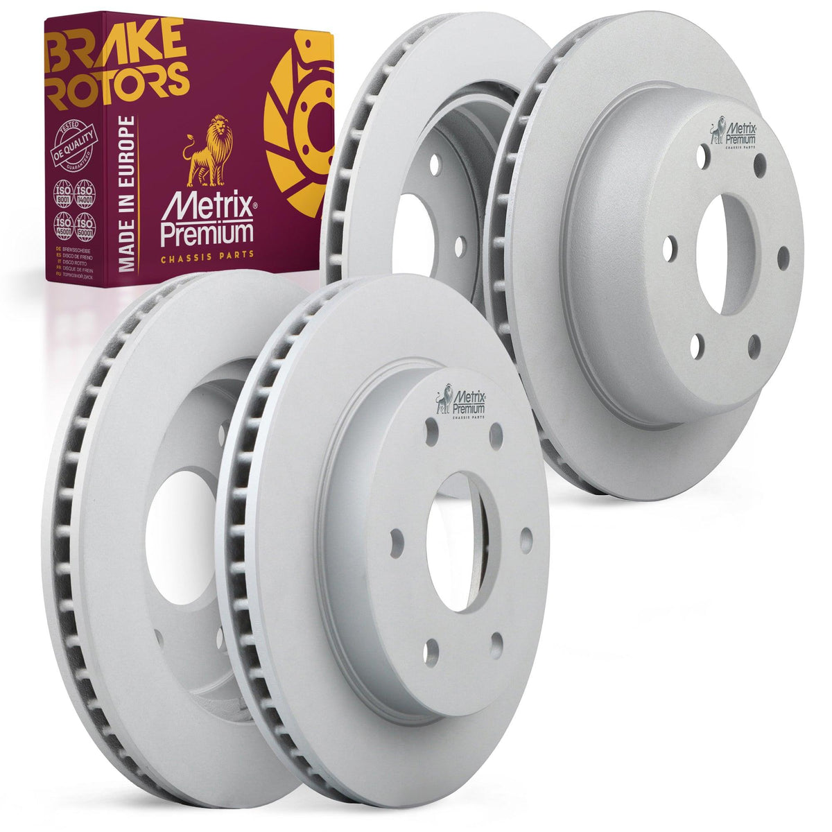 Metrix Premium 4 PC Brake Rotor Kit 96332MT