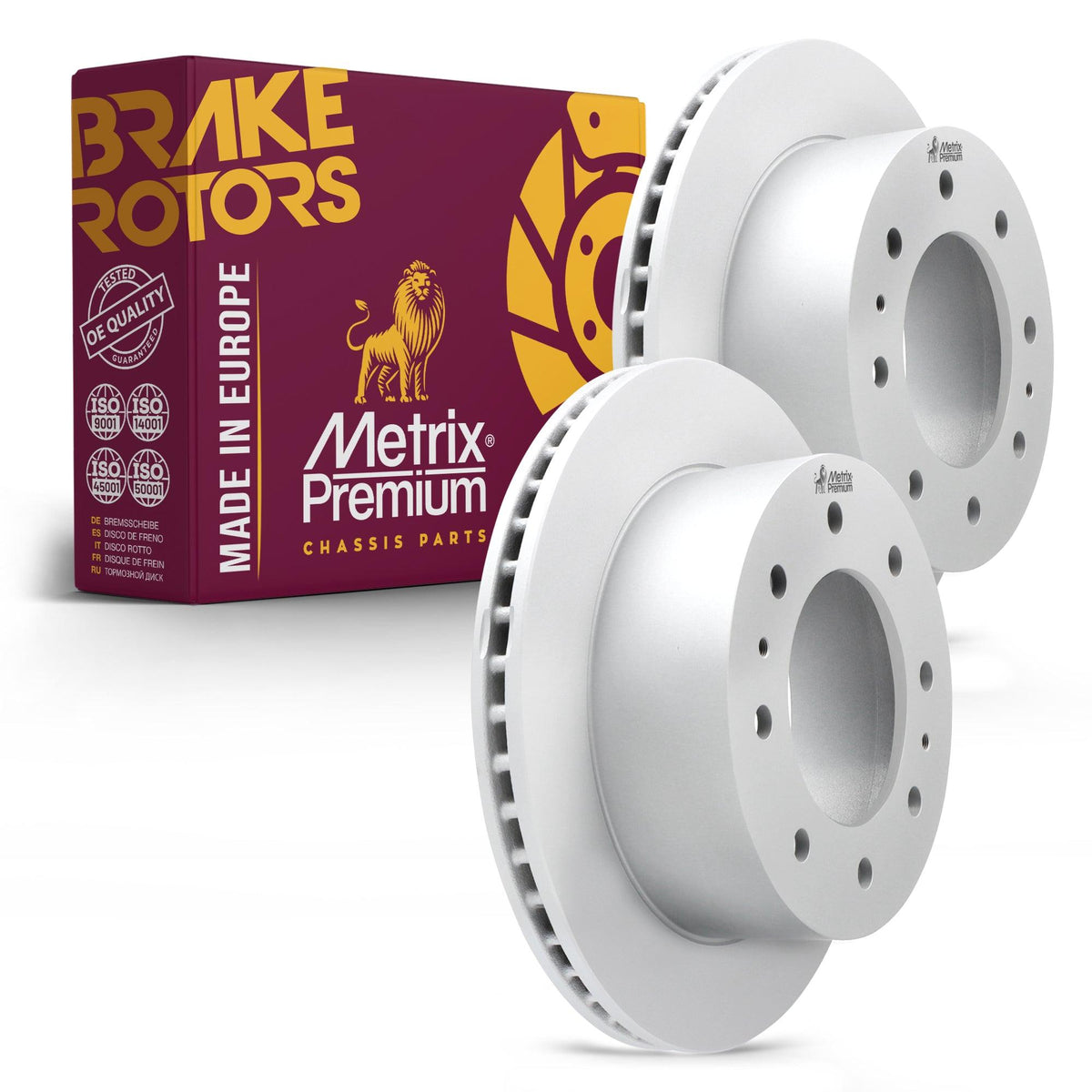 Metrix Premium 2 PC Brake Rotor Kit 96352MT
