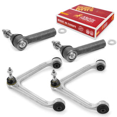 Metrix Premium 4 PC Front Upper Control Arm and Outer Tie Rod End Kit 96475MT OEM fit auto parts