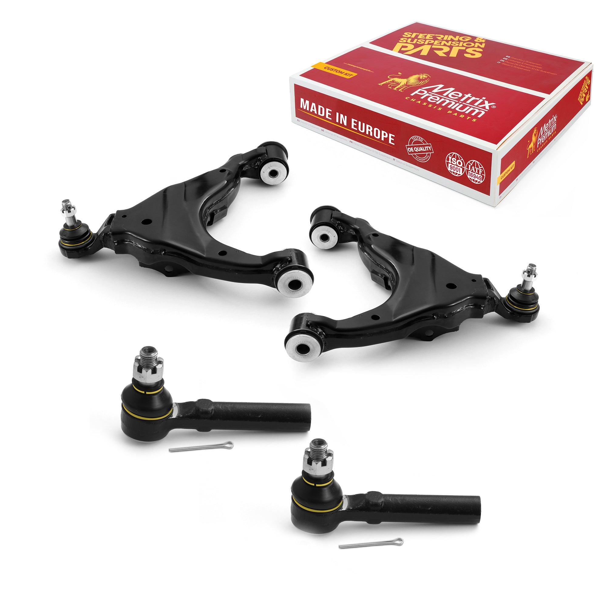 Metrix Premium 4 PC Control Arm and Outer Tie Rod End Kit 97102MT