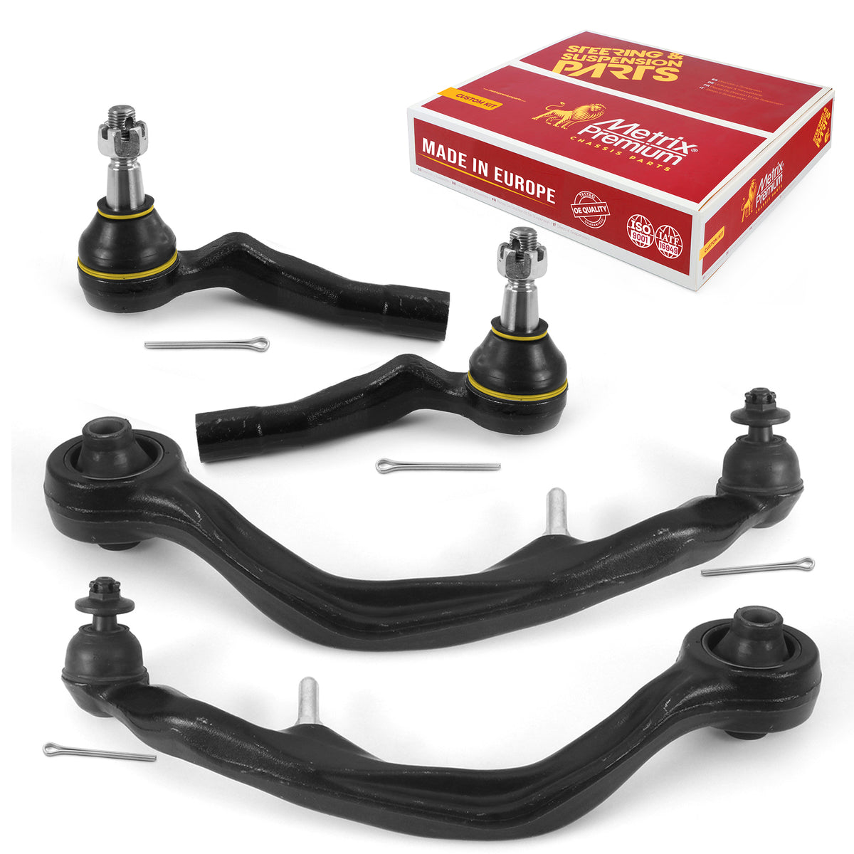 Metrix Premium 4 PC Control Arm and Outer Tie Rod End Kit 97113MT
