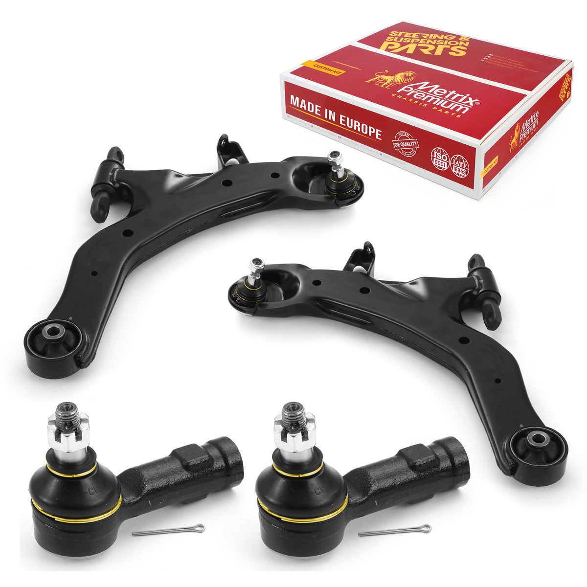 Metrix Premium 4 PC Control Arm and Outer Tie Rod End Kit 97123MT