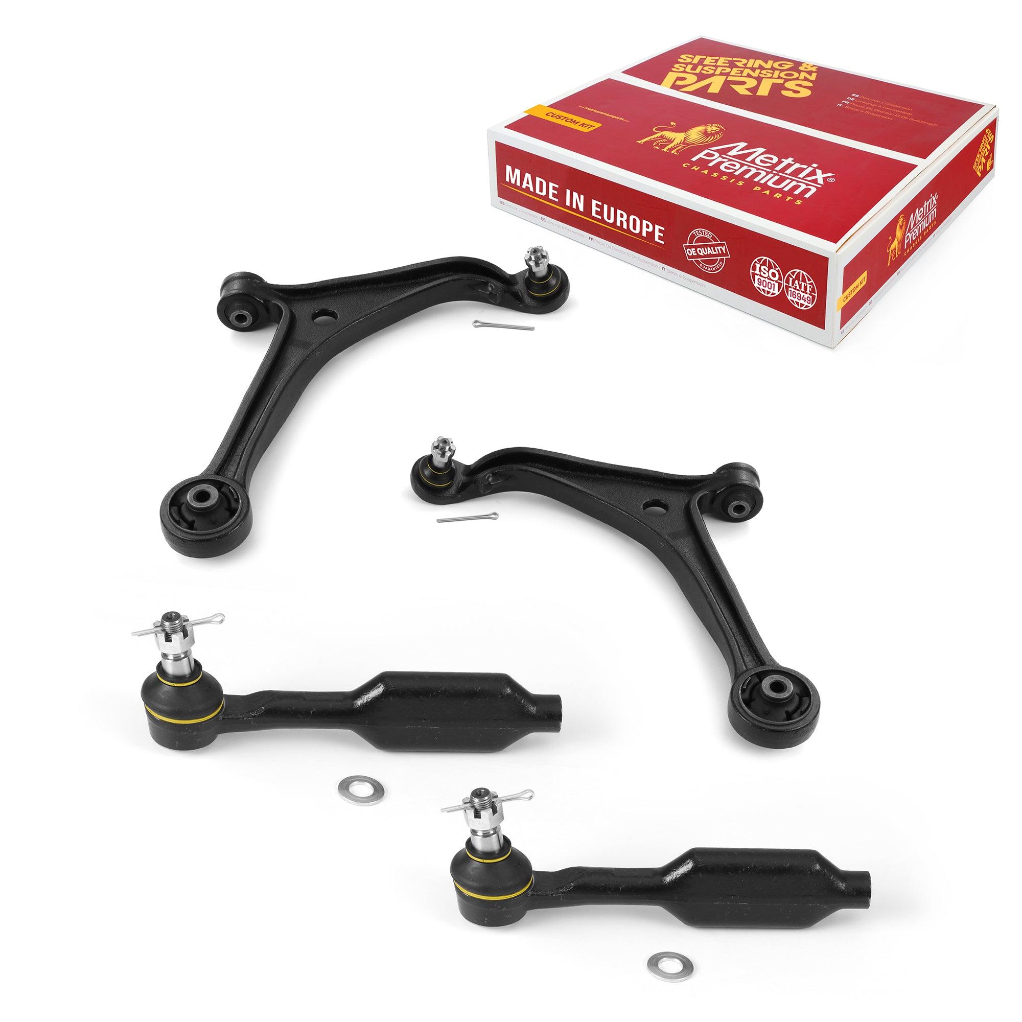 Metrix Premium 4 PC Control Arm and Outer Tie Rod End Kit 97129MT