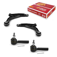 4 PCS - 2 Lower Control Arm and 2 Outer Tie Rod End Kit 97156MT