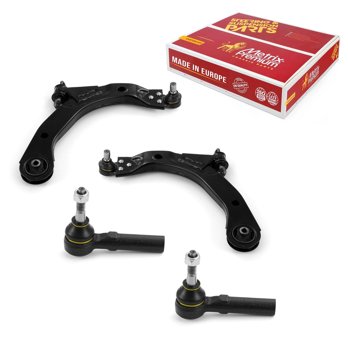 4 PCS - 2 Lower Control Arm and 2 Outer Tie Rod End Kit 97165MT