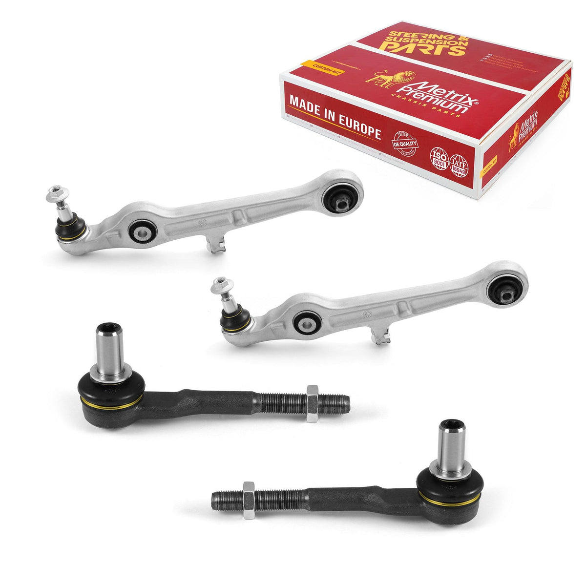 4 PCS - 2 Lower Control Arm and 2 Outer Tie Rod End Kit 97177MT