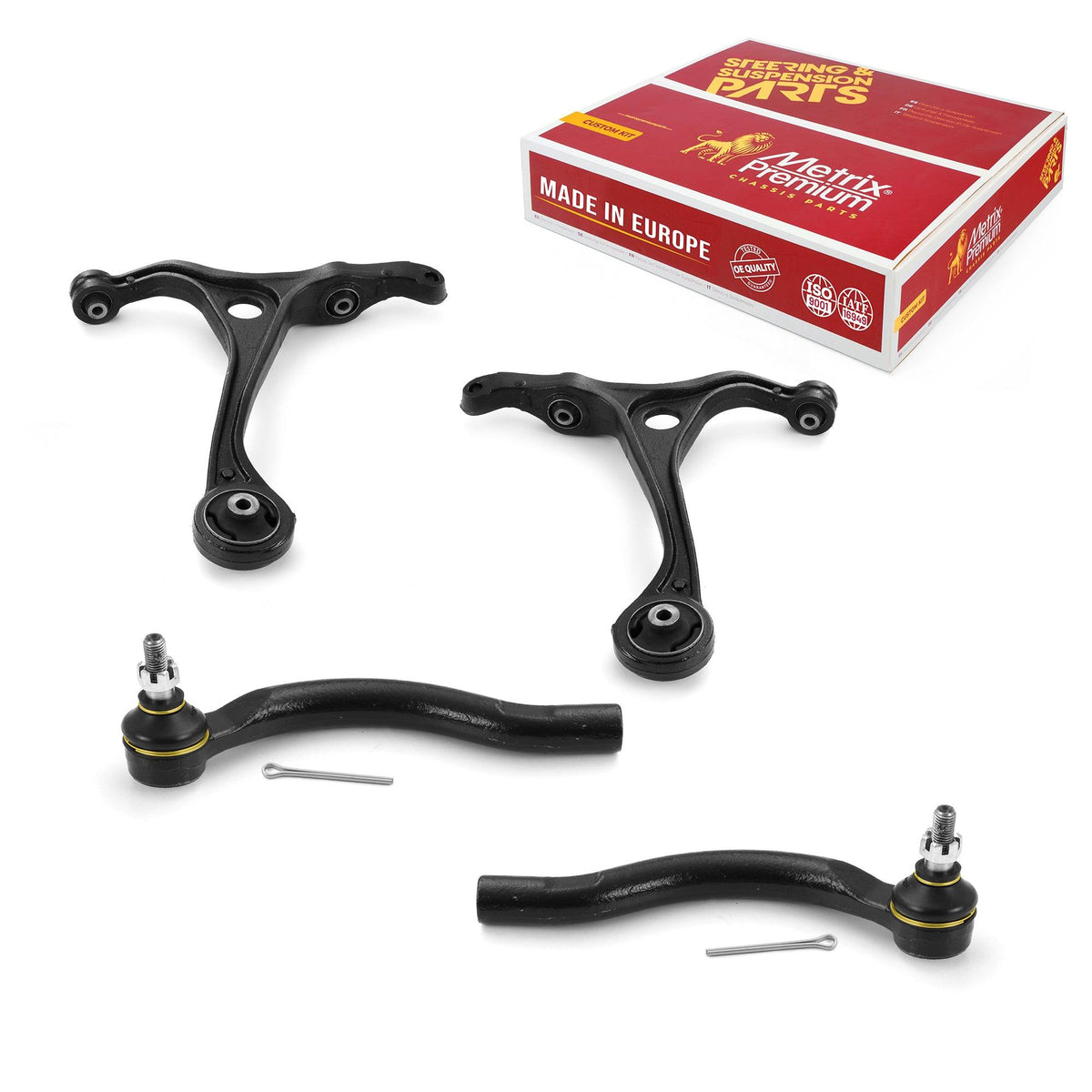 4 PCS - 2 Lower Control Arm and 2 Outer Tie Rod End Kit 97179MT