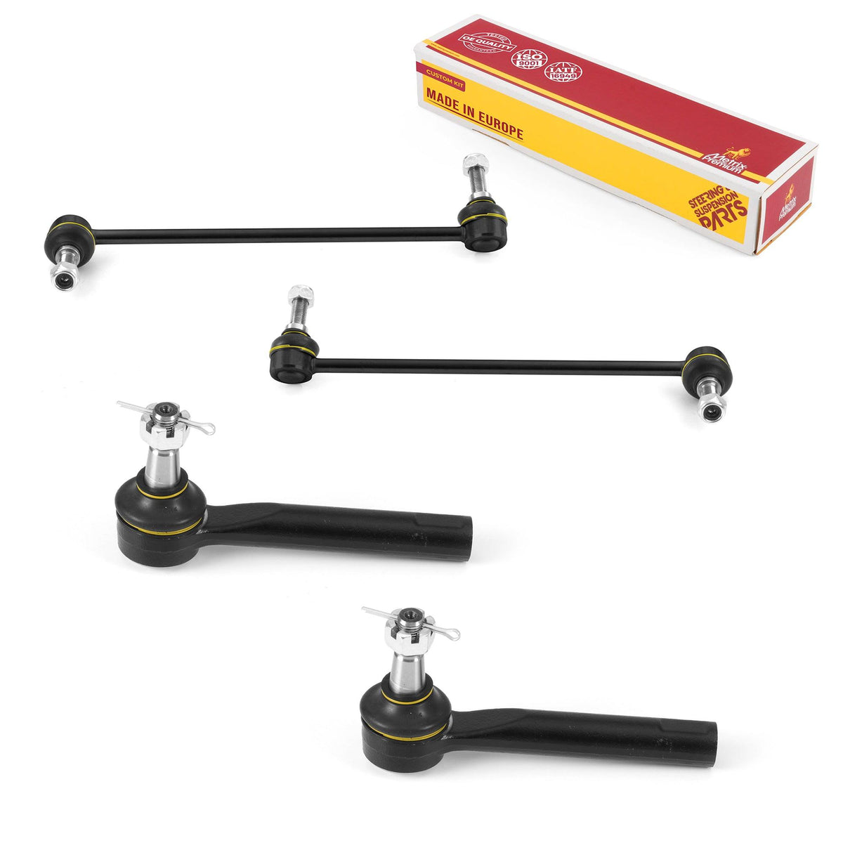 Metrix Premium 4 PC Stabilizer Bar Link and Outer Tie Rod End Kit 97231MT
