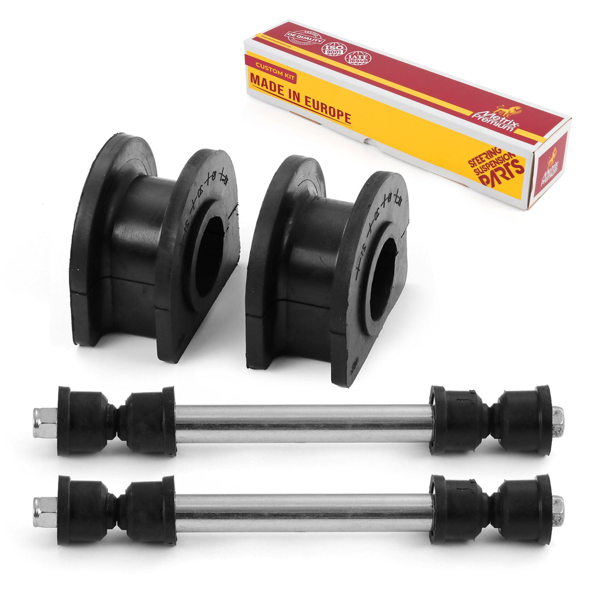 Metrix Premium 4 PC Front Stabilizer Bar Link and Sway Bar Bushing Kit  97425MT